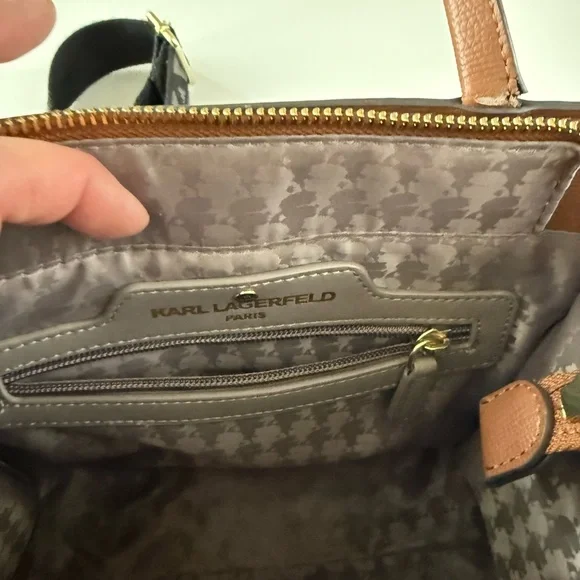 Karl Lagerfeld Paris Maybelle Satchel - Picture 7 of 8